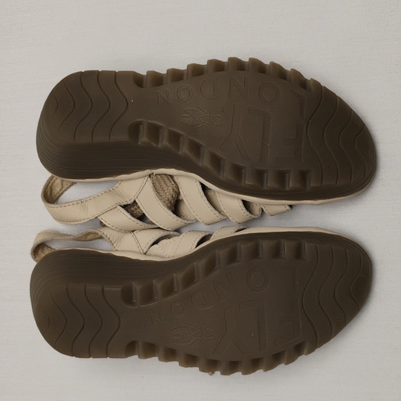 Fly London Yito Leather Gladiator Wedge - Picture 6 of 10